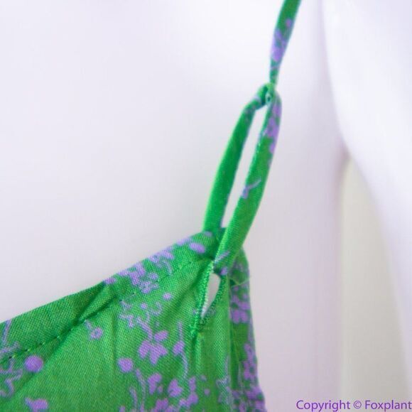 NEW Intimately Free People Caught Up Printed Slip Dress, Green, M - Picture 12 of 15